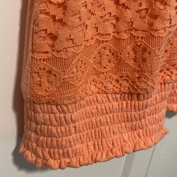 CATO Women’sShort Sleeve  Lace / Patchwork look Top |Size 18/20W - Picture 5 of 7